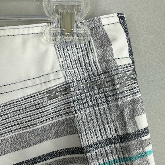 Billabong Men’s 30 Platinum X R U Serious Board Shorts Plaid Stretch - Picture 10 of 11